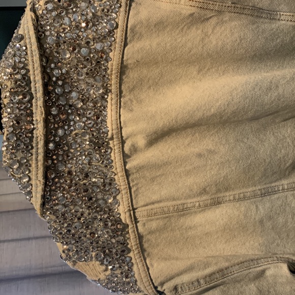 Denim Jeweled Jacket - Picture 4 of 4